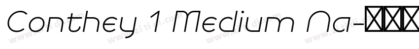 Conthey 1 Medium Na字体转换